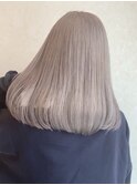 ホワイトミルクティーベージュ/バレイヤージュ/ケアブリーチ