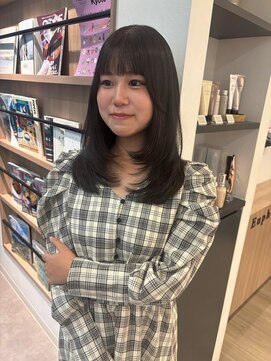 ユーフォリア 青山(Euphoria) 【担当きょうこ】小顔顔周りレイヤー透明感艶髪赤み消しカラー