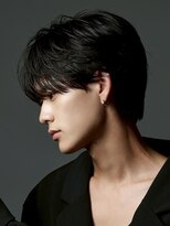 オーシャントーキョー 原宿(OCEAN TOKYO)&nbsp;シースルーラウンドマッシュ/黒髪/ニュアンスパーマ