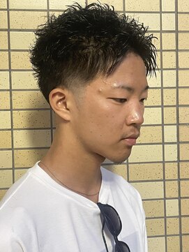 スウェル 柏店(Swell) MEN’S HAIR/ブルーブラック/フェザーパーマ/柏