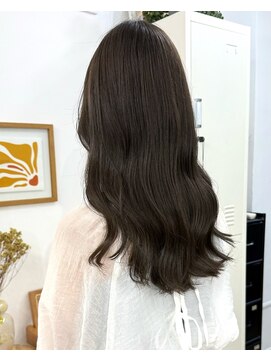 イコ 表参道原宿(ico) グレージュ　ブリーチなしダブルカラー　アッシュベージュ