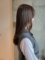 ファロルーエ(falo Ruhe)&nbsp;ロングレイヤー×柔らかベージュ【faloRuhe二子玉川】