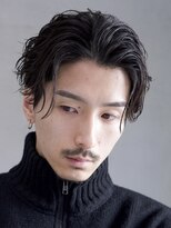 フィフス 大分(fifth) 大分毛流れニュアンスパーマメンズパーマオールバック10代