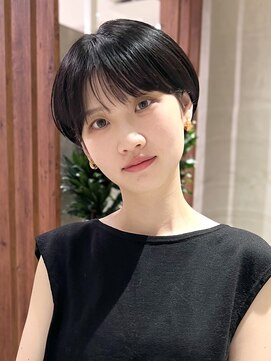 サン 白金台(SUN) 大人黒髪耳掛けマッシュショート白金台目黒