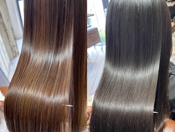 デコラソラン 本川越(DECORA SORAN)の写真/クセやうねりを解消して、自然なストレートに♪ダメージレスで、指通りなめらかな憧れの艶髪に!