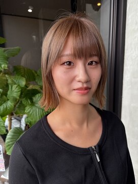 スカイ(SKY) 透明感カラー/髪質改善/縮毛矯正/韓国風レイヤーカット