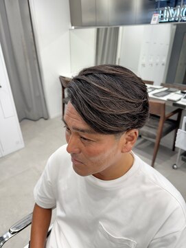 グルーマーズトウキョウ(GROOMER/S TOKYO) ラフカール神保町ブルーブラック韓国マッシュセンターパート