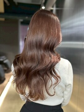 ペレ 原宿(PELE) ダブルカラー/ケアブリーチ/羽エクステ/原宿