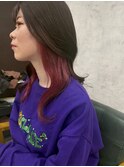 インナーカラー/チェリーレッド