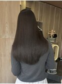 髪質改善ストレート×プレミアムケアカラー