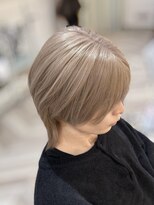 ニューヨークニューヨーク なんば道頓堀店(NYNY)&nbsp;ホワイトグレージュ　メンズ　ハイトーン　透明感カラー
