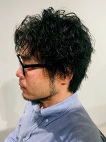 エムエイチザバーバー 本町(MH THE BARBER) 無造作ウェーブショート【北浜・堺筋本町・淀屋橋】