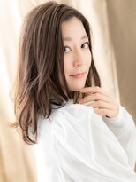 カバーヘア ブリス 北浦和(COVER HAIR bliss)&nbsp;アップバングブリーチなしくびれレイヤーミディアム30代40代X