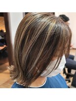 ヘアーディーシーオー(Hair Dco)&nbsp;ハイライトカラー/ボブ/沖縄市美容室/ダブルカラー/ケアブリーチ