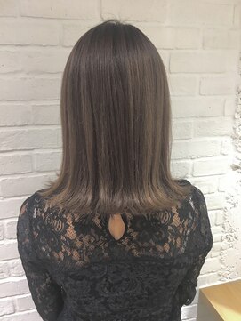 エイト 福岡天神店(EIGHT fukuoka) 【EIGHT福岡】藤崎_ハイトーンカラー_グレージュ