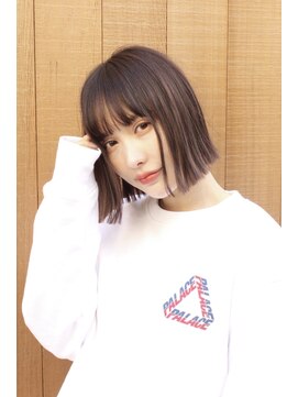 コリーナ(collina) 【collina代官山】kirihara 切りっぱなしボブアッシュブラウン