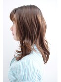 黒髪/クラゲヘアー/オリーブグレー/小顔/ココアベージュ