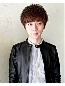 コンビネーション(combination) マッシュショートブラウンべージュ