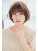 ブラウンが大人かわいいレイヤーボブ[恵比寿駅/髪質改善]