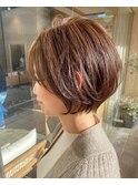 丸みショートボブ