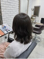 ディッシュ 五反田(dish)&nbsp;五反田美容院☆ダークベージュ韓国風くびれヘア