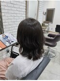 五反田美容院☆ダークベージュ韓国風くびれヘア