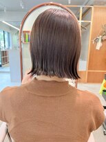 ナル(nalu.)&nbsp;外ハネボブ/ボブ/切りっぱなしボブ/アクアカラー