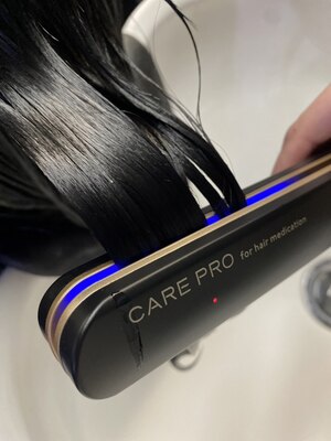 【超音波アイロン”ケアプロ”導入】髪質改善アイテムでトリートメントの浸透率を高め、サラ艶な髪に★