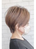 ハイライト×すっきりショート