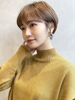 サークル(circle) 小顔補正立体カットショートボブショコラアッシュ20代30代40代