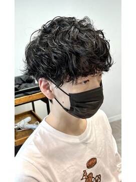 スタイル スマート サロン(STYLE smart salon) ツイストスパイラルパーマツーブロック黒髪束感マッシュ