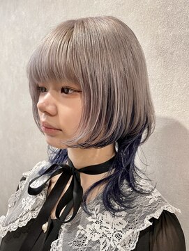 リアイス(Re:ICE) シルバーグレージュネイビーインナークラゲウルフ