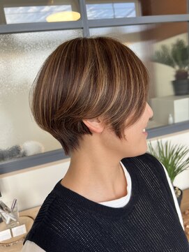 ヘッズ 高木瀬店(HEADS) ショートハイライトベージュ