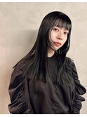【TOMA】韓国風ロングヘア/ナチュラルモード/前髪あり/