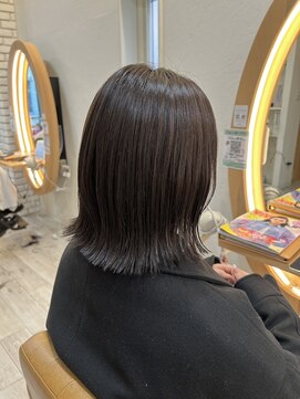 アドラーブル けやき通り店(adorable) 大人可愛い小顔前下がりボブ×ナチュラルボブ20代30代