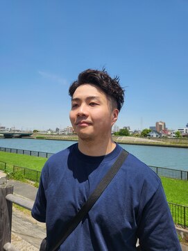 スワン ツーブロアップバング