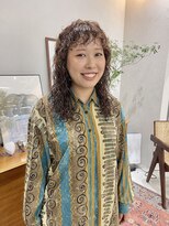 ヘアー アイス ルーチェ(HAIR ICI LUCE) 外国人風ハードスパイラルパーマ 前髪パーマ / 井上