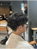 細め波打ち,無造作パーマ [柏/メンズサロン/メンズパーマ]