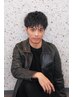こだわりメンズカット+シャンプー(シェービング付き+1100円、指名料＋550円)