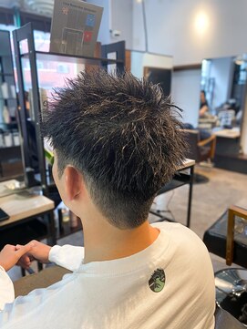 アイリーヘアデザイン(IRIE HAIR DESIGN) 【IRIE HAIR赤坂】アップバングショート×ビジネスマンスタイル
