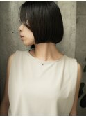 色っぽボブ 切りっぱなしボブ　似合わせカット ミニボブ