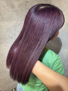 キャラ シャローネ 池袋(Chara Chalone) ロング/ケアブリーチ一回/マゼンタ/暖色【たいし】