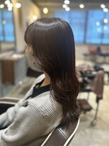 ヘアーサロン キー(Hair salon key)&nbsp;艶感◎馴染みやすい暖色カラー