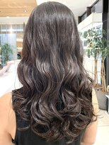 ステアケース 武蔵小杉店(stair:case) コテ巻き風パーマ セミロング