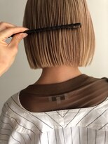 アスティブランシュ(Asti blanche)&nbsp;ブリーチ１回_ダブルカラー_ミルクティーグレージュ