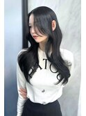 アッシュカラーワンホンヘア 【韓国ヘア 大阪 梅田】