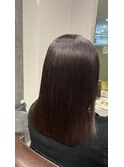ぱっつんサラサラストレート