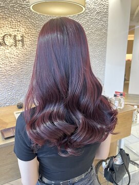 ビーチ(BEACH) カシスピンクチェリーレッドラベンダーブリーチなしダブルカラー