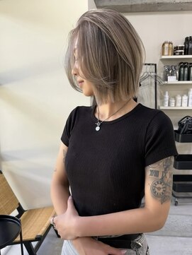 ラキング ギンザ トウキョウ(LAKING GINZA) くびれヘア/アプリコットオレンジ/夏/ハイライトカラー[銀座駅]