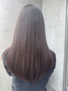 オーガニック ライフ 若葉 鶴ヶ島(organic+life) 大人美人艶カラーベージュ小顔カット透明感レイヤーロング